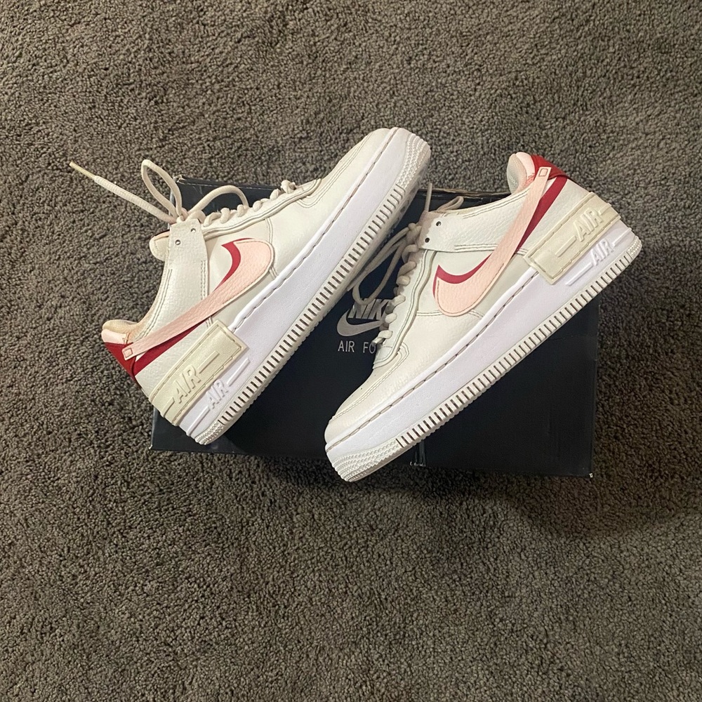 Nike AF1 SHADOW phantom echo pink-gym red
